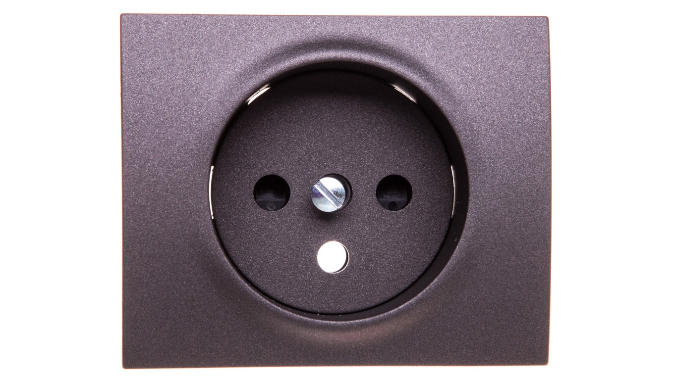 SISTENA LIFE Plakietka gniazda pojedynczego choco 771228