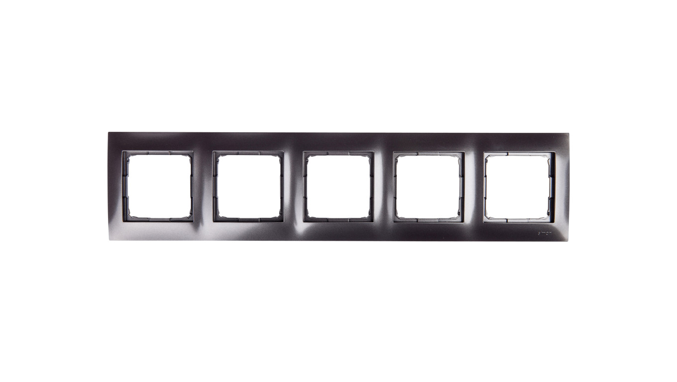 Simon 54 Premium Ramka pięciokrotna antracyt DR5/48
