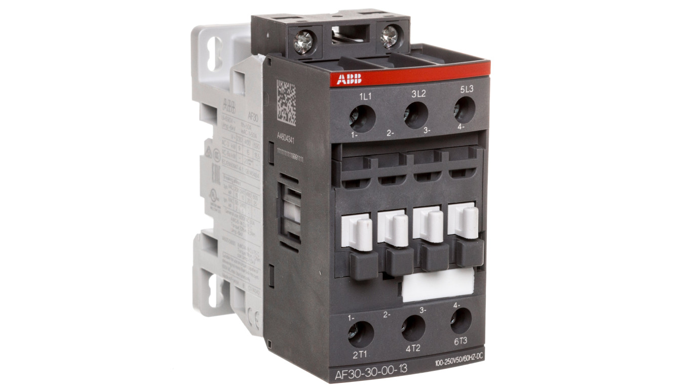 Stycznik mocy 32A 3P 15kW 100-250V AC/DC 0Z 0R AF30-30-00-13 1SBL277001R1300