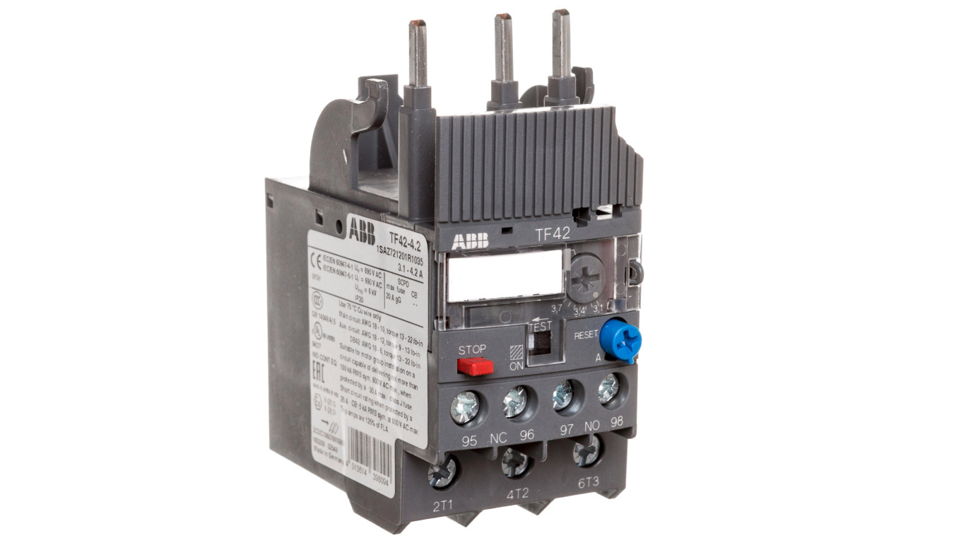 Przekaźnik termiczny 3,1-4,2A TF42-4,2 1SAZ721201R1035