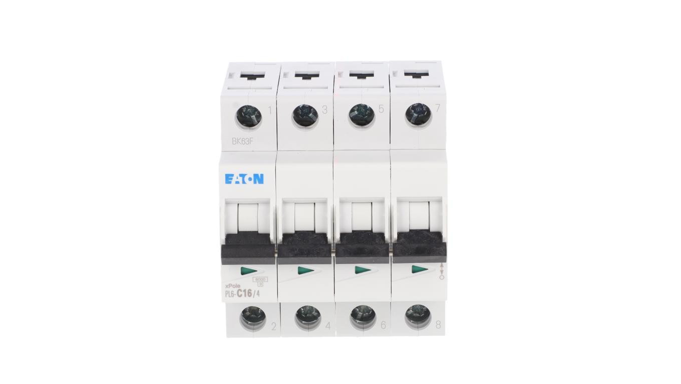 Wyłącznik nadprądowy 4P C 16A 6kA AC PL6-C16/4 166519