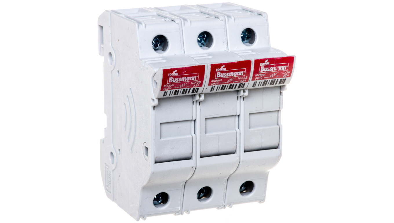 Podstawa bezpiecznikowa cylindryczna 10x38mm 13 32A CHM3DU