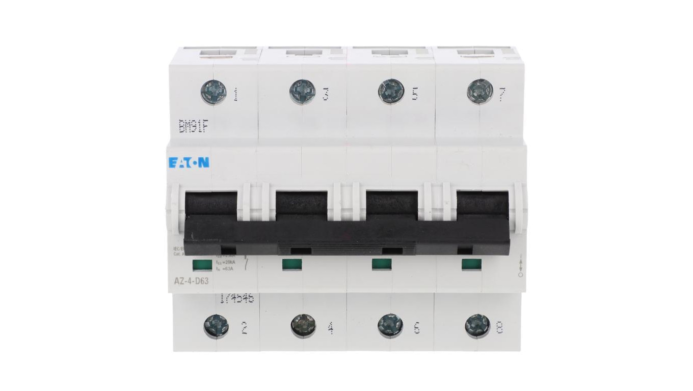 Wyłącznik nadprądowy 4P D 63A 25kA AC AZ-4-D63 174546