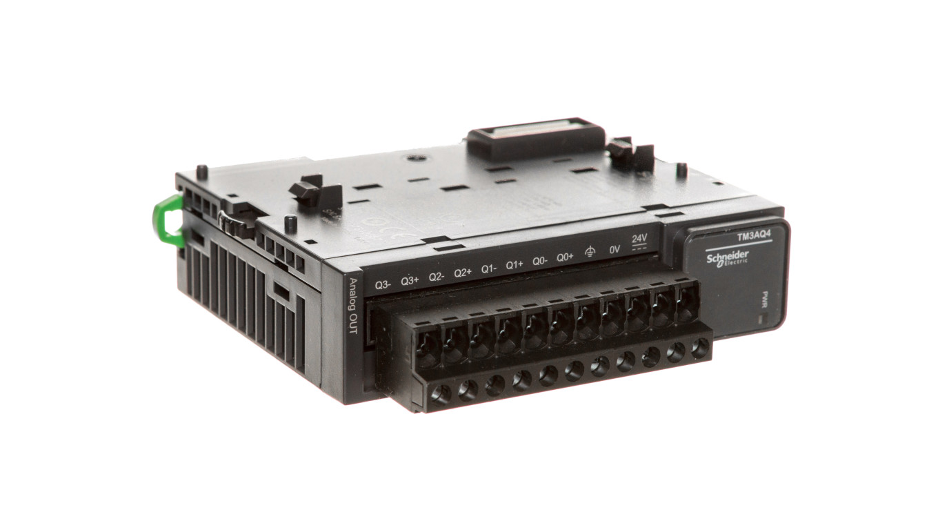 Moduł 4-wejścia analogowe Modicon TM3-4 TM3AQ4