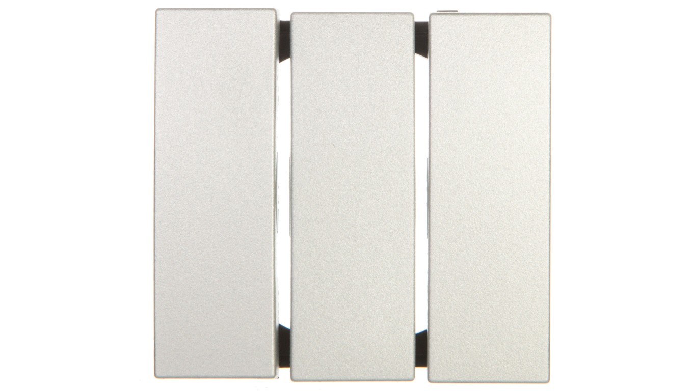 Berker B.7 Glas Klawisz potrójny do łącznika aluminium 16651404