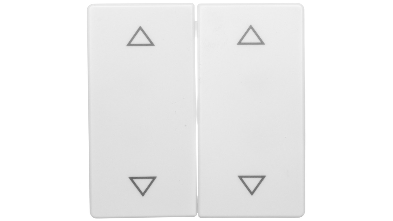 Berker Q.1 Klawisze z nadrukiem symbolu /strzałki/ śnieżnobiały aksamit 16446089 /2szt./