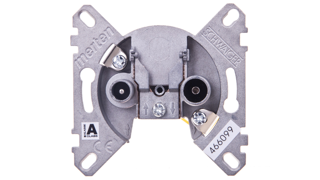 Merten Gniazdo antenowe podwójne R/TV+SAT końcowe MTN466099