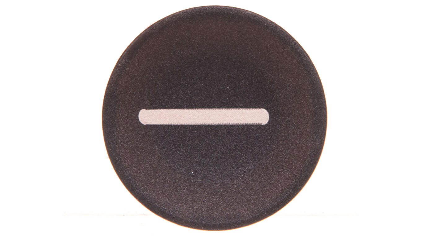 Wkładka do przycisku 22mm płaska czarna z symbolem START I M22-XD-S-X1 218166