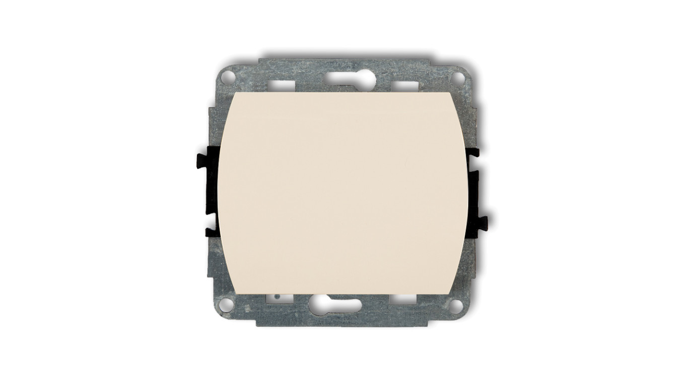 TREND Łącznik jednobiegunowy beżowy 1WP-1