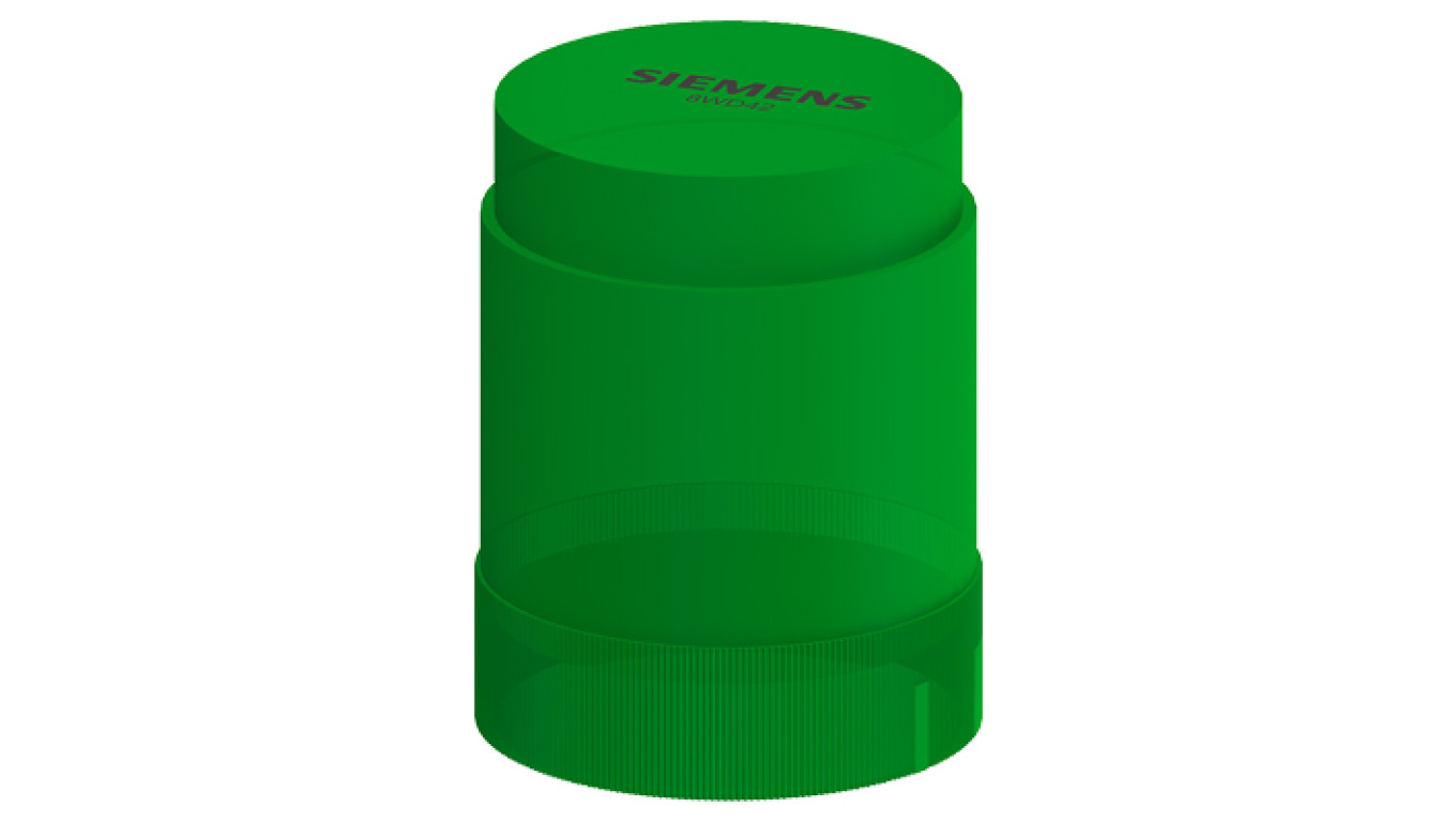 Moduł świetlny kolumny sygnalizacyjnej 50mm LED zielony światło ciągłe 24V AC_DC IP54 8WD4220-5AC