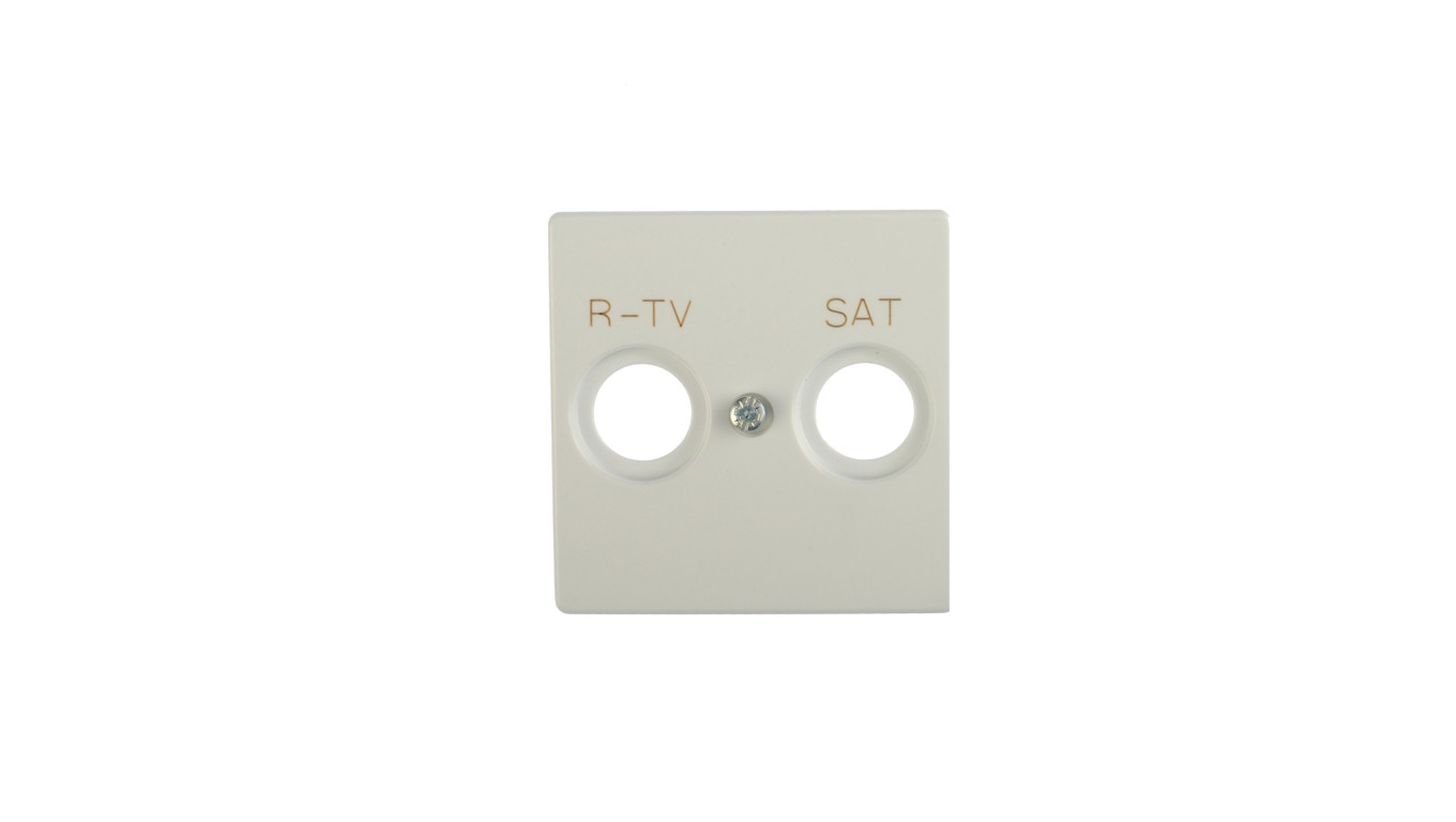 Simon 82 Pokrywa gniazda RTV-SAT biała 82097-30