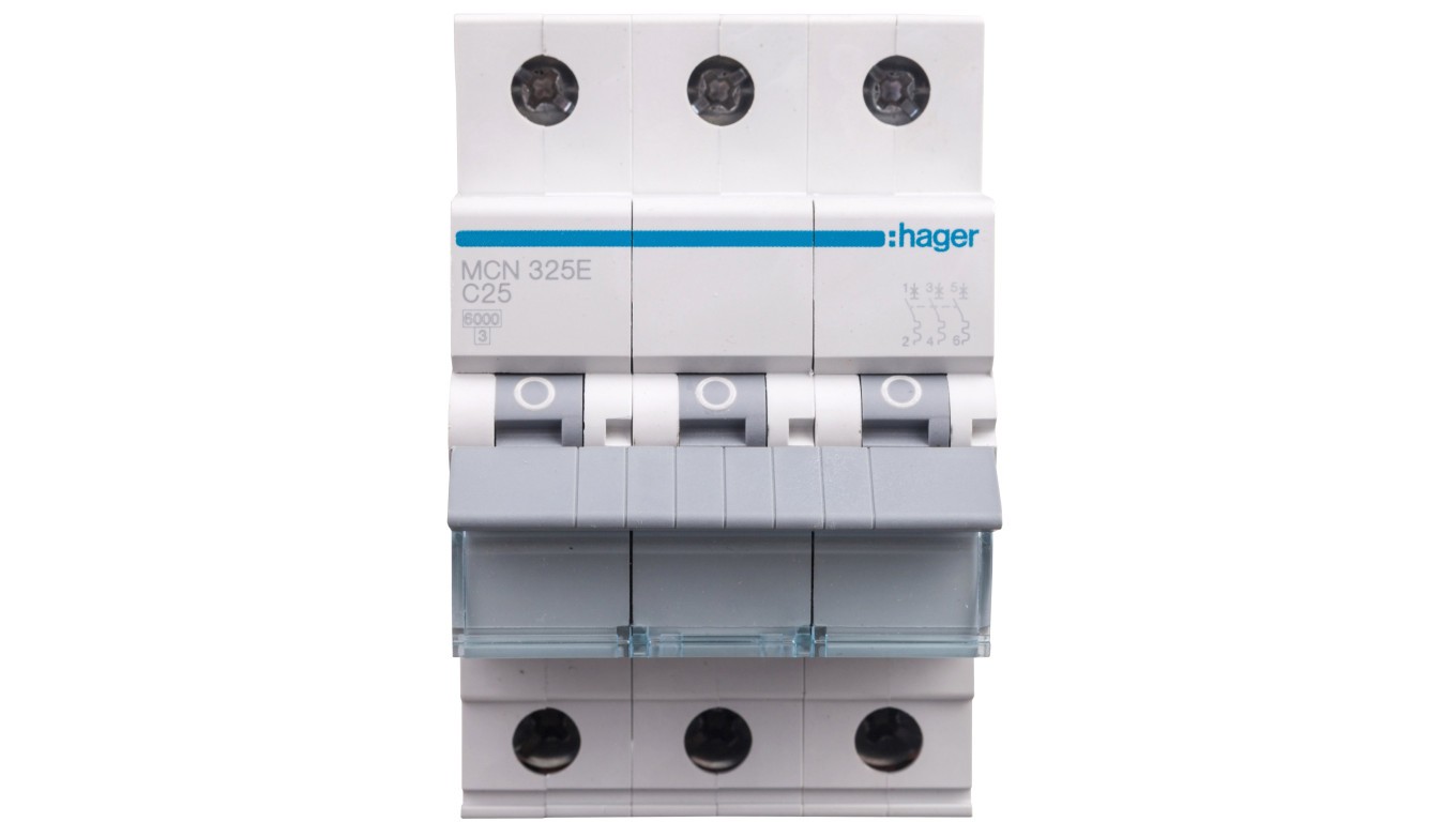 Wyłącznik nadprądowy 3P C 25A 6kA AC MCN325E