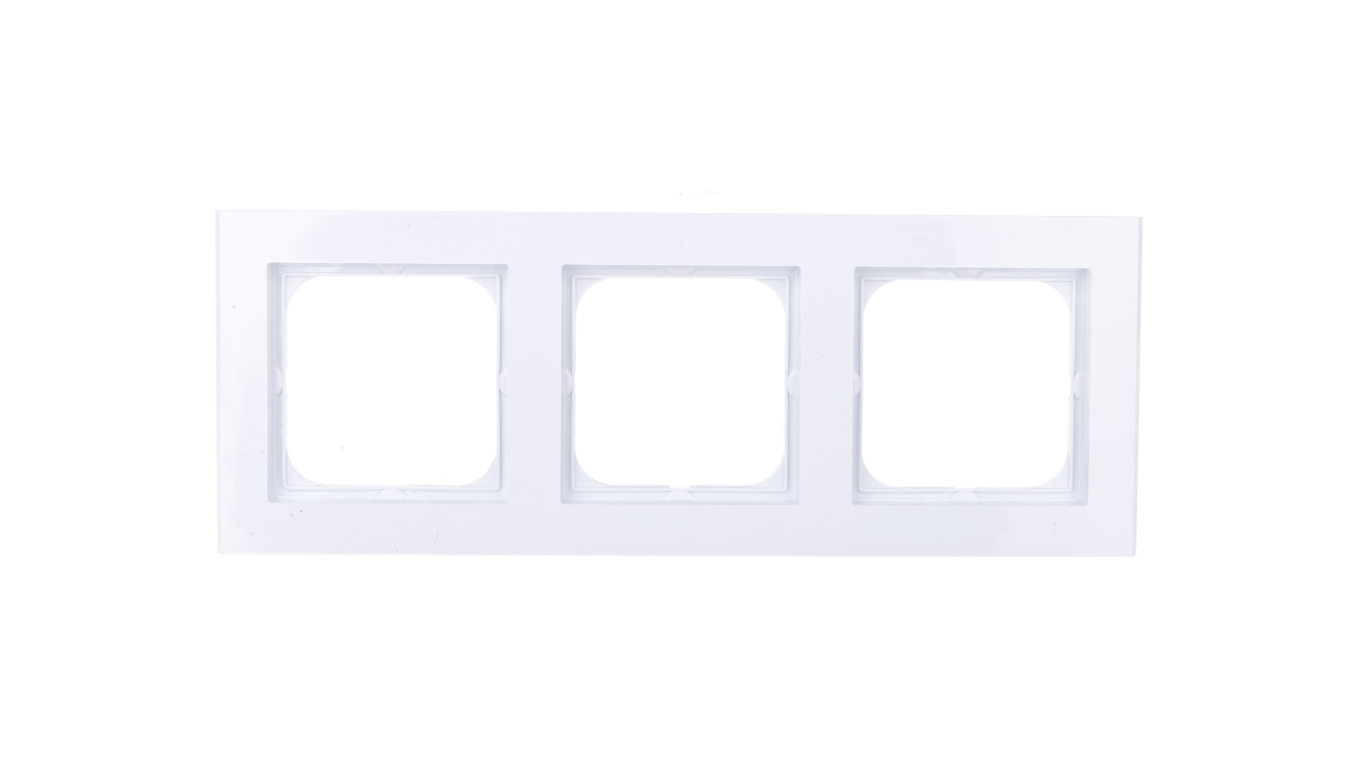 SONATA Ramka potrójna biały mat R-3R/75