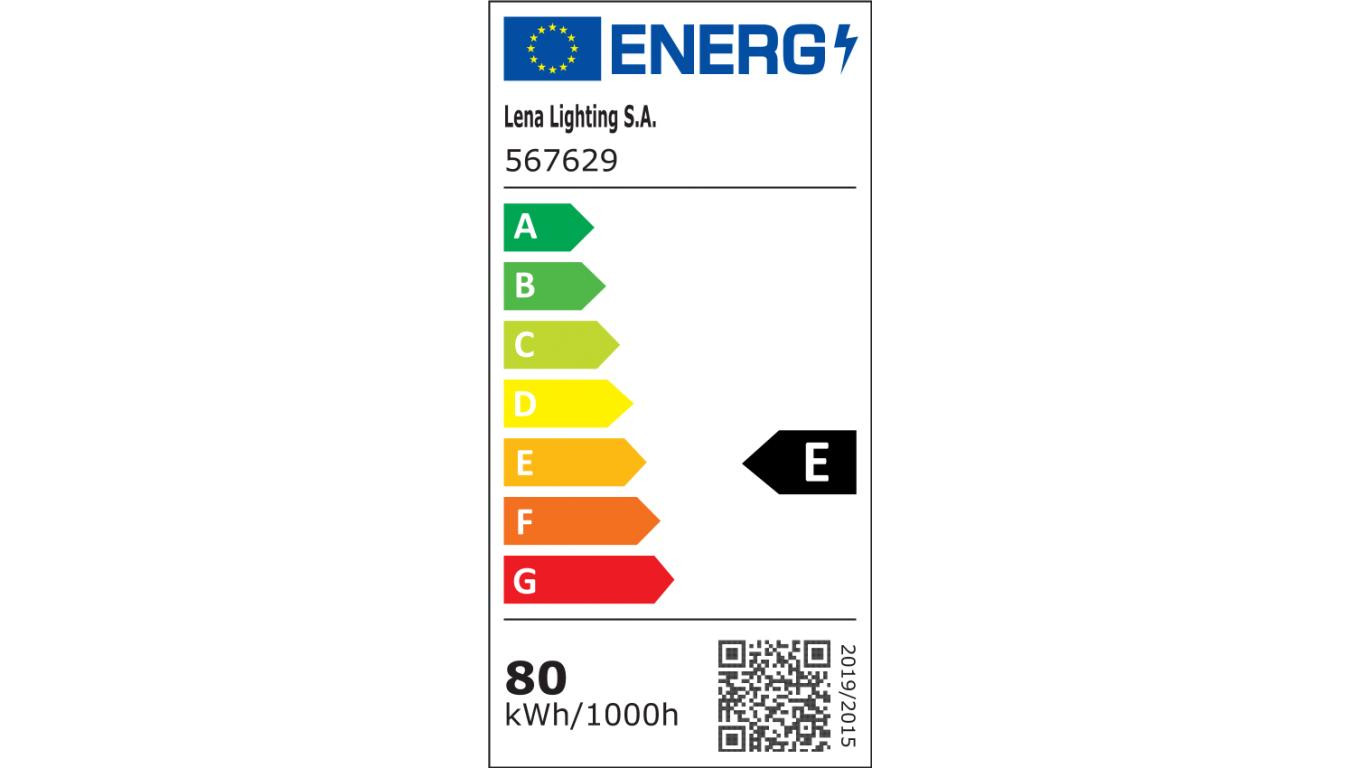 Oprawa uliczna CORONA 2 LED BASIC 80W 8500lm 840 IP66 I kl. PRZEWÓD 0,2m SP10kV 567629, 5 LAT GWARANCJI