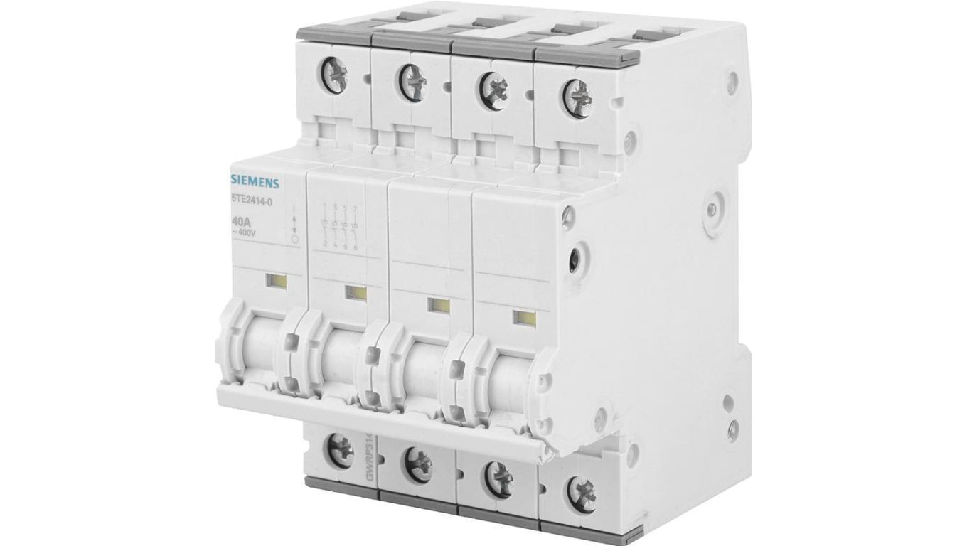 Rozłącznik modułowy 40A 4P 400V możliwy wyzwalacz 5TE2414-0