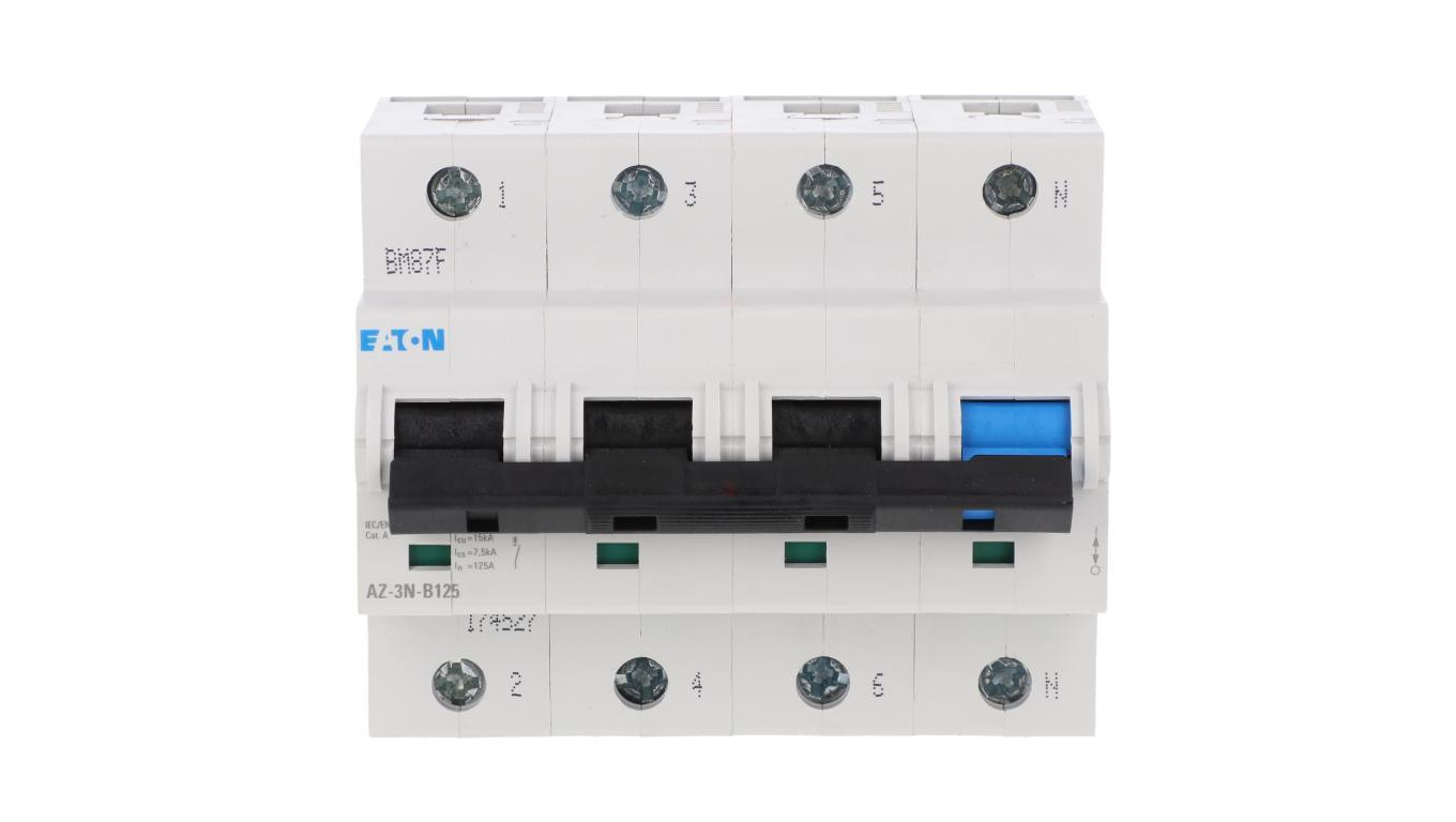 Wyłącznik nadprądowy 3P+N B 125A 25kA AC AZ-3N-B125 174527