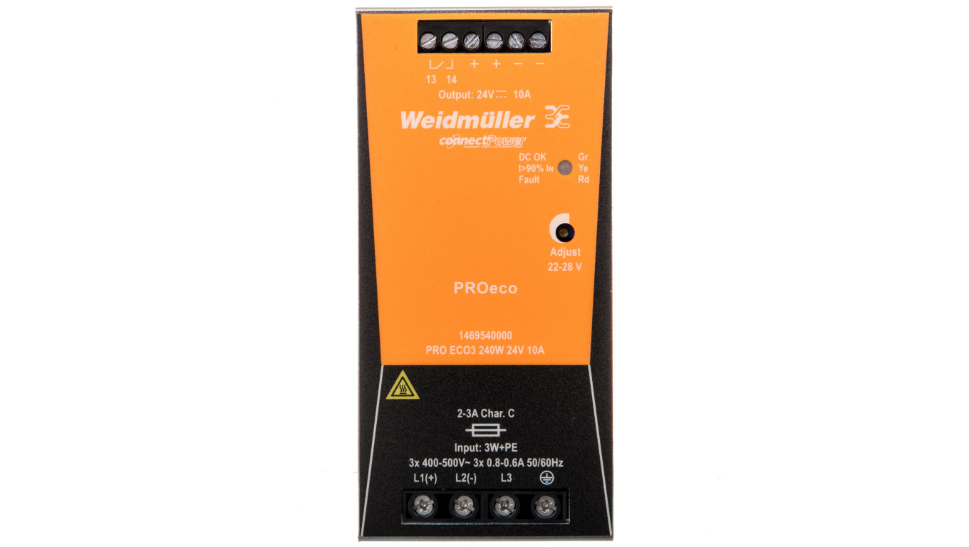 Zasilacz impulsowy trójfazowy 400-500V AC/24V DC 10A 240W PRO ECO3 240W 24V 10A 1469540000