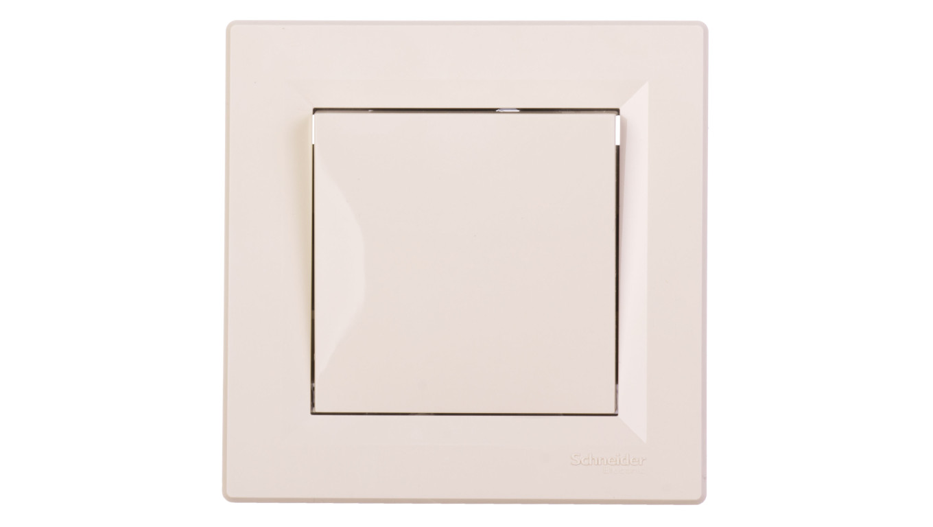 Łącznik Asfora pojedynczy kremowy z ramką EPH0100123