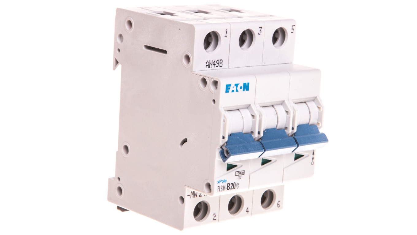 Wyłącznik nadprądowy 3P B 20A 10kA AC PLSM-B20/3-MW 242449
