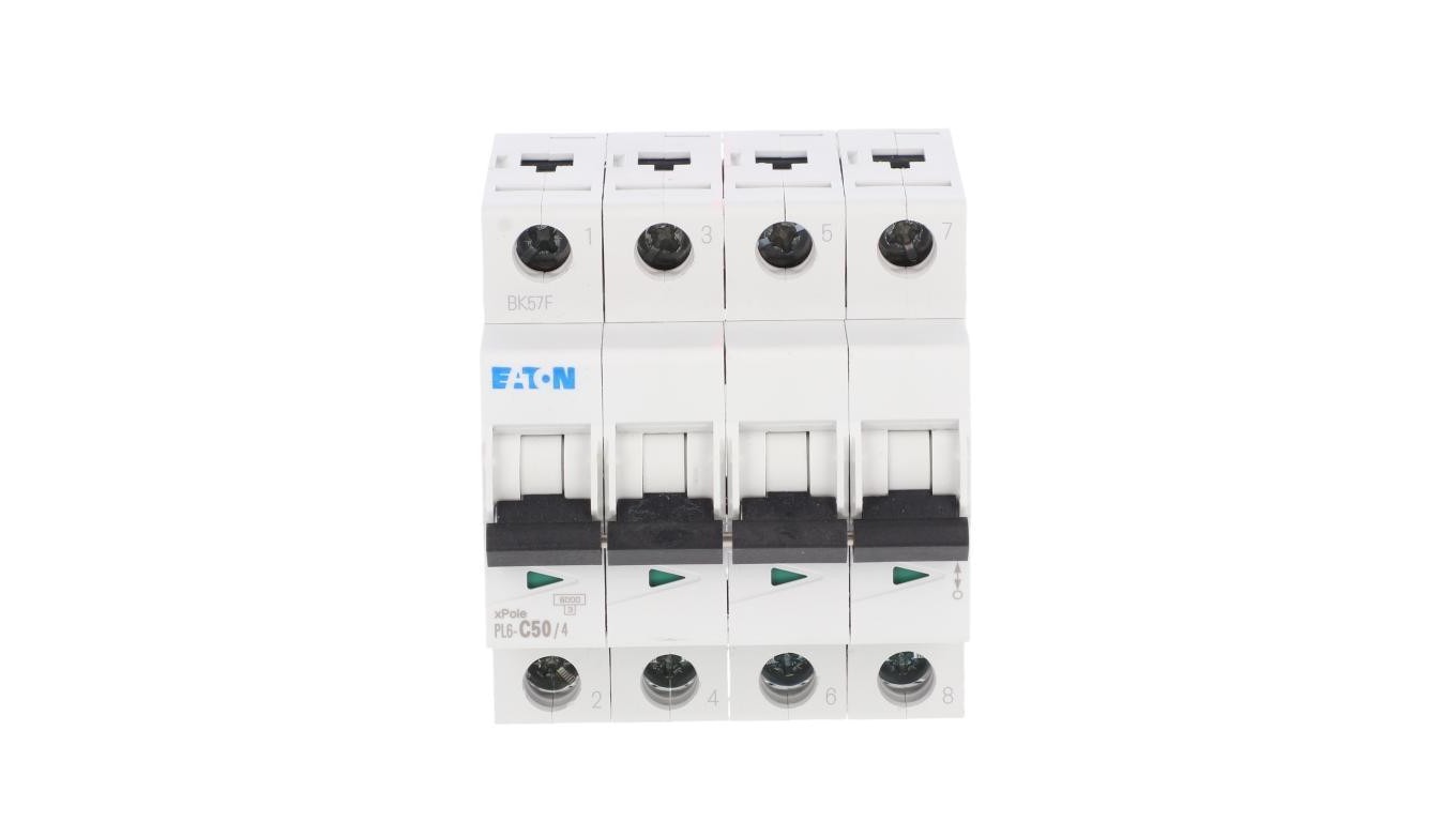 Wyłącznik nadprądowy 4P C 50A 6kA AC PL6-C50/4 166530