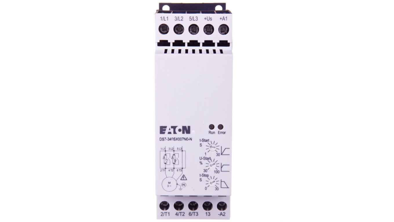 Softstart 3-fazowy 400VAC 7A 3kW/400V Uc=24V AC/DC DS7-340SX007N0-N 134849
