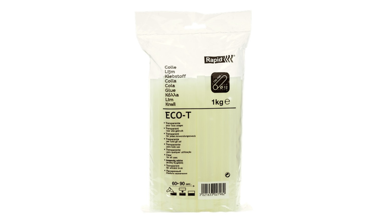 Klej termotopliwy do pistoletu ECO-T D12x190mm 1Kg 40302798
