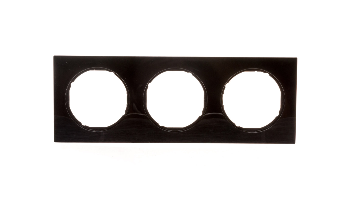 Berker R.3 Ramka potrójna czarna 10132245