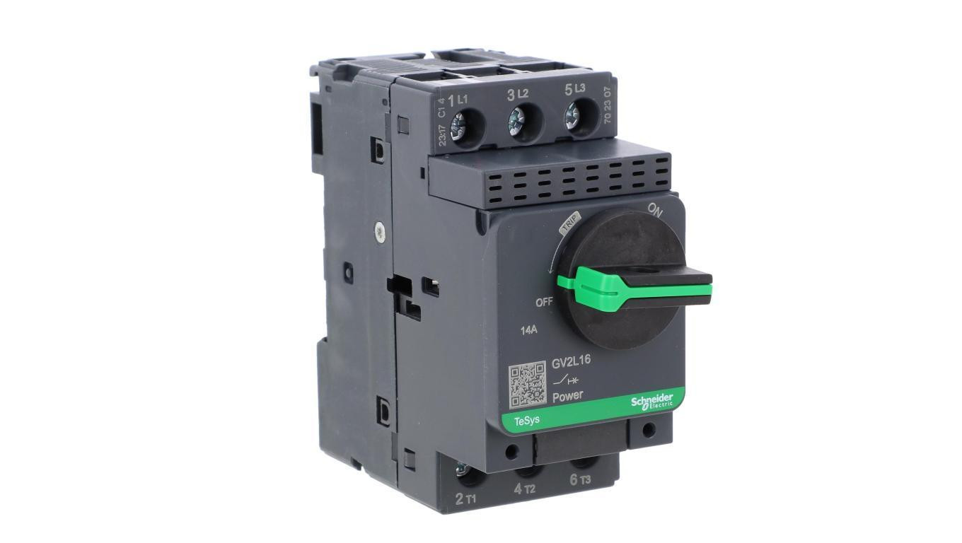 TeSys Deca Wyłącznik silnikowy 3P 5,5kW 14A GV2L16