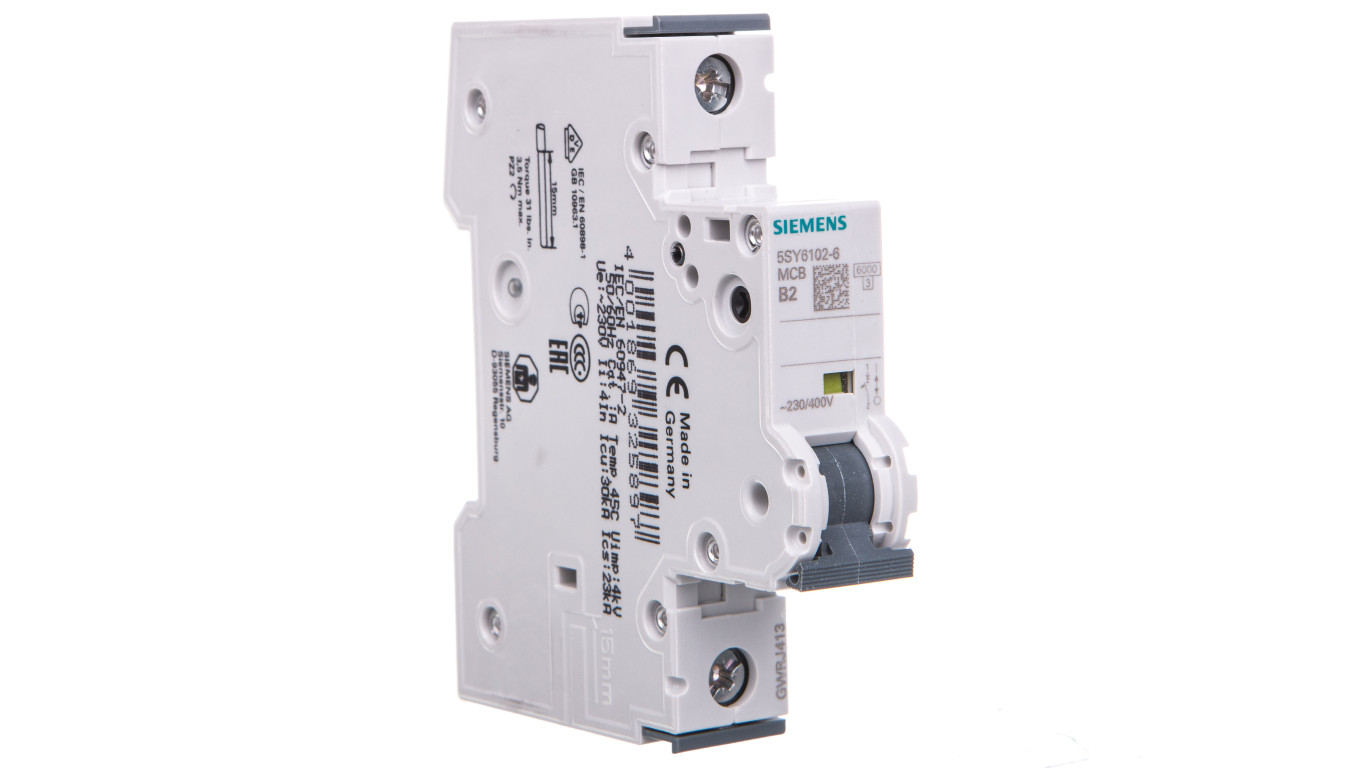 Wyłącznik nadprądowy 1P B 2A 6kA SENTRON 5SY6102-6