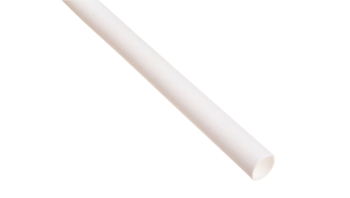 Rura termokurczliwa cienkościenna, odcinki 1m, CR 3,2/1,6 biała, 427529 /50 szt./