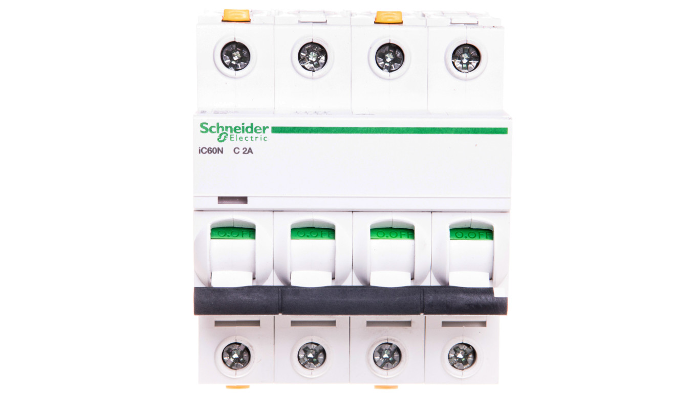 Wyłącznik nadprądowy 4P C 2A 6kA AC iC60N-C2-4 A9F04402
