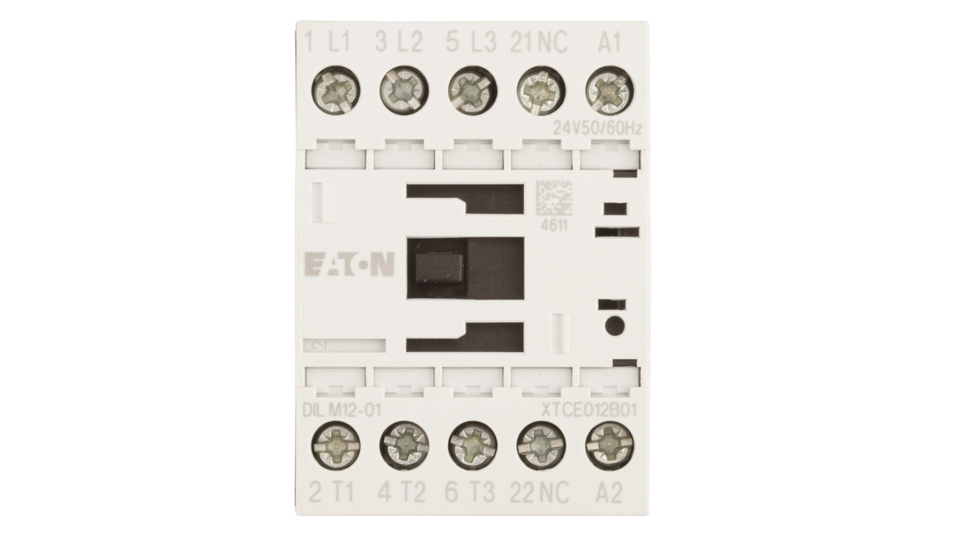 Stycznik mocy 12A 3P 24V AC 0Z 1R DILM12-01(24V50/60HZ) 276869