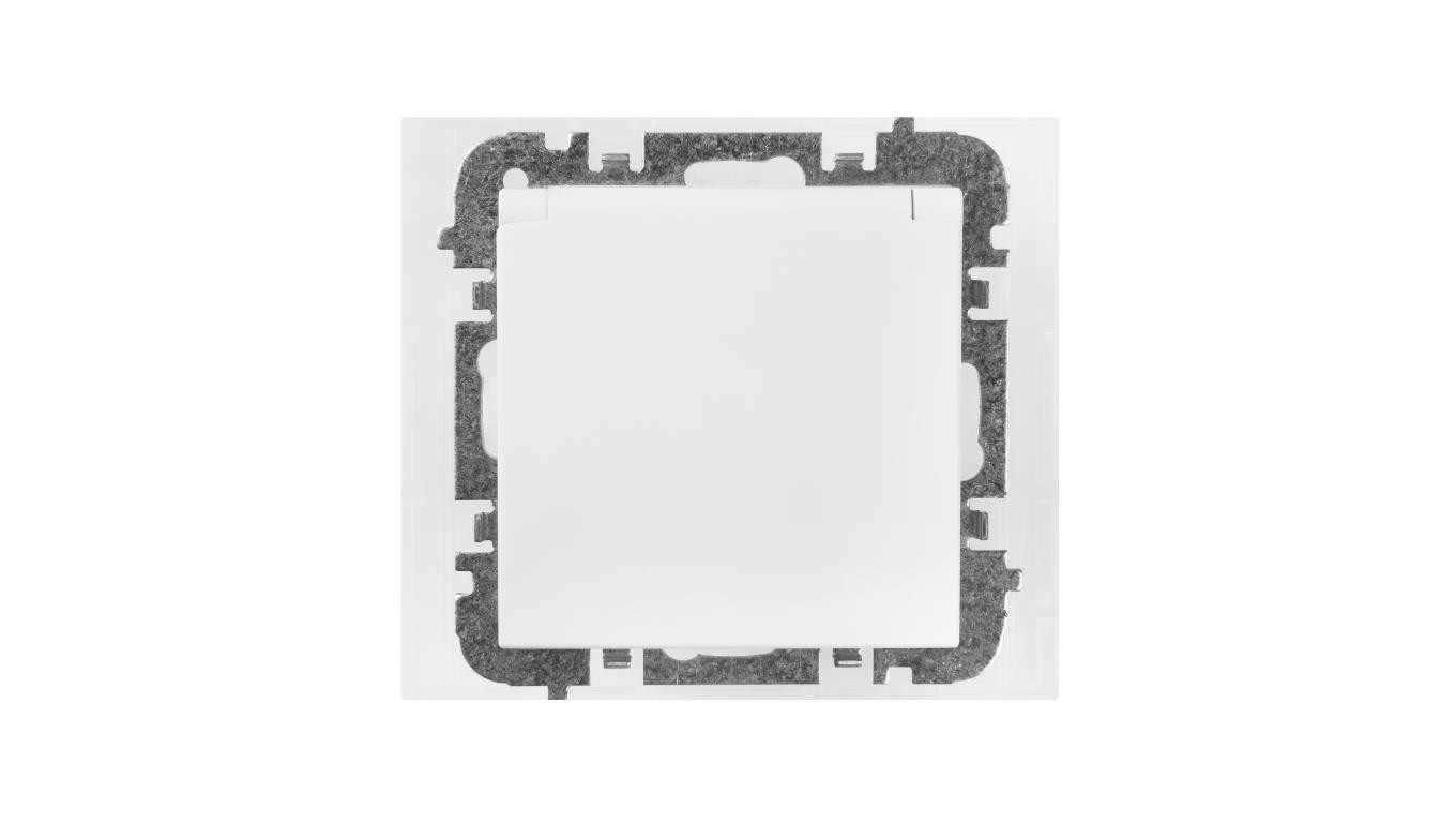 Vestra Gniazdo 2P+Z bez ramki podtynkowe hermetyczne IP44 biały 3868-10