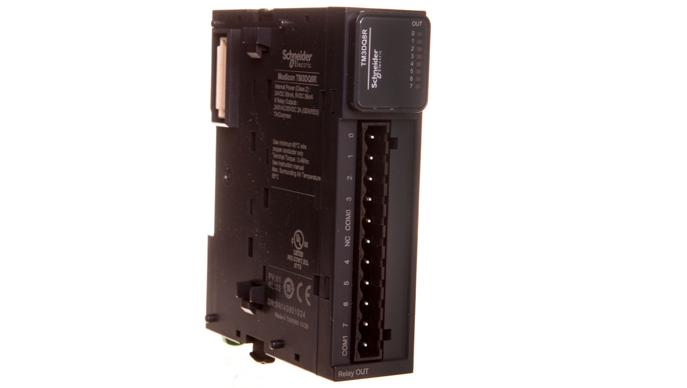 Moduł 8-wyjść przekaźnikowych TM3-8 TM3DQ8R