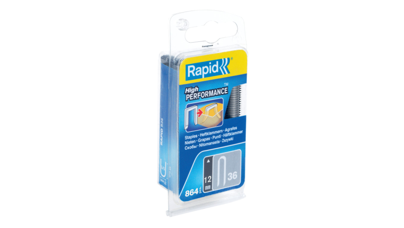Zszywki do kabli 36/12mm 864szt. blister RAPID-40109626