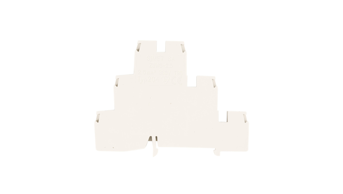 Złączka szynowa 3-piętrowa 2,5mm2 szara L/L/L ZUW 3-2.5 13204312