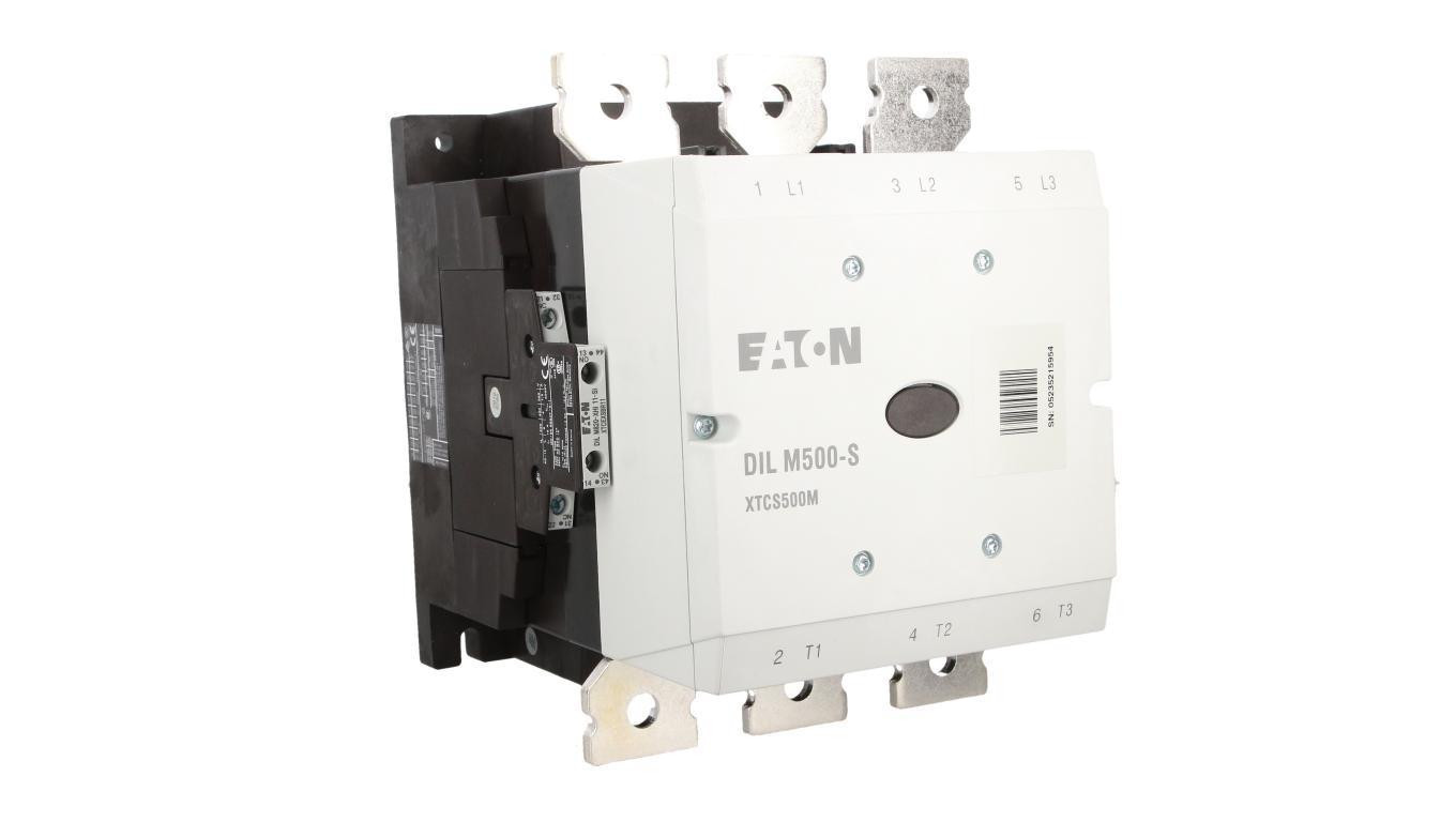 Stycznik mocy 500A 3P 220-240V AC 2Z 2R DILM500-S/22 (220-240V50/60HZ) 274199