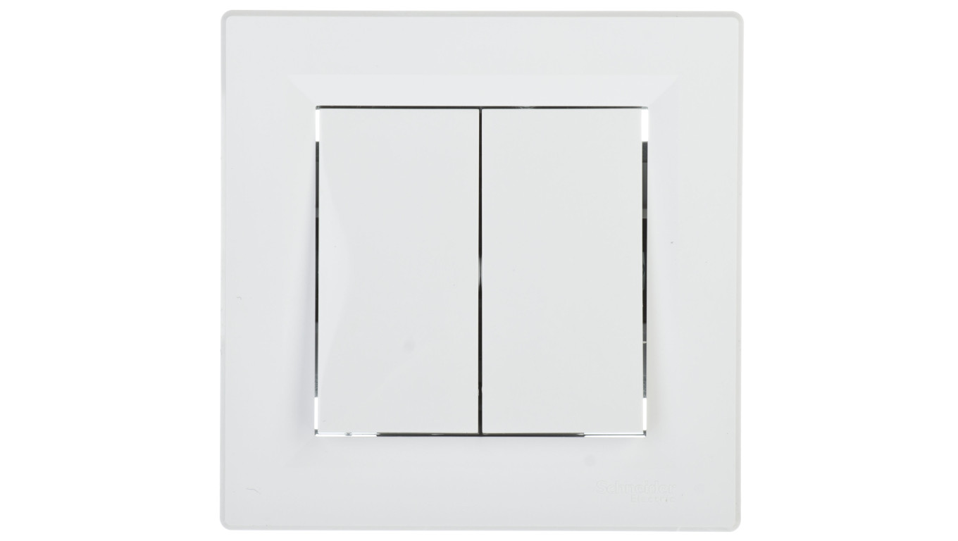 Łącznik Asfora świecznikowy biały z ramką EPH0300121