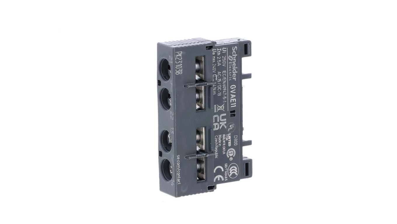 TeSys Deca Styk pomocniczy 1NC 1NO montaż czołowy GVAE11