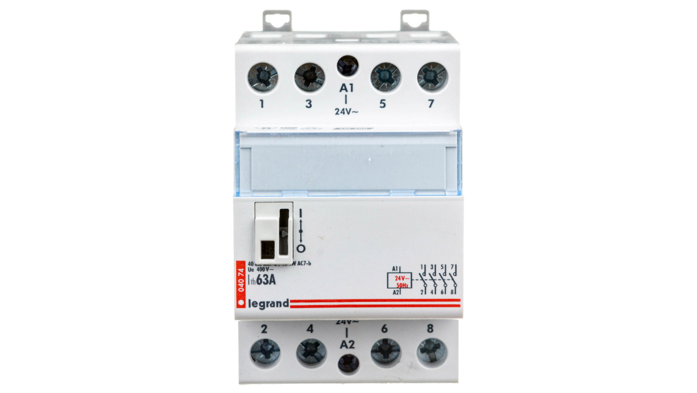 Stycznik modułowy 63A 4Z 0R 24V AC SM363 412512