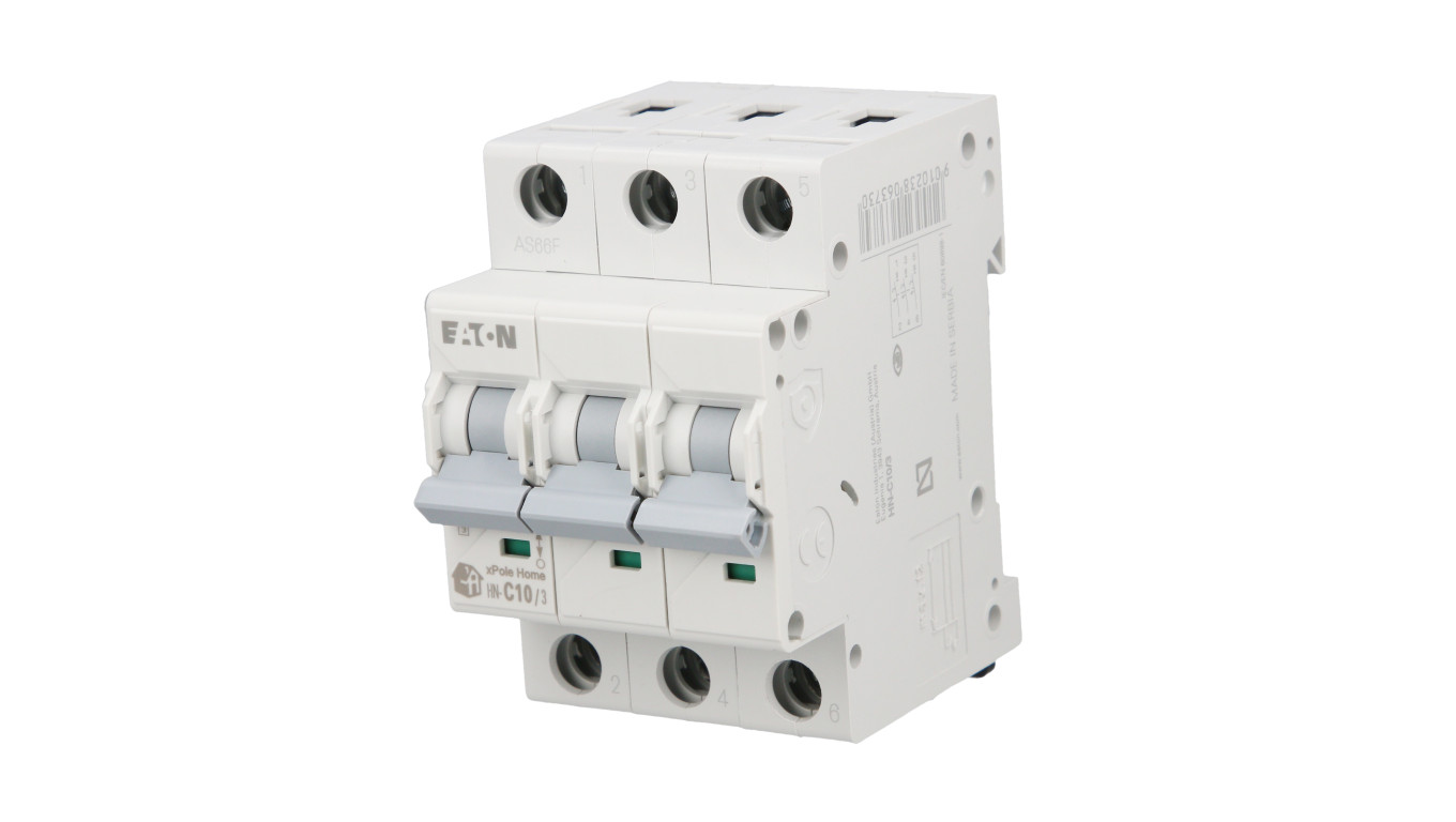 Wyłącznik nadprądowy 3P C 10A 6kA AC xPole Home HN-C10/3 194889