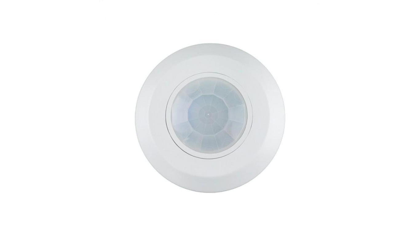 Czujnik ruchu PIR natynkowy IP20 360 st. 300W zasięg 6m biały CP-6B