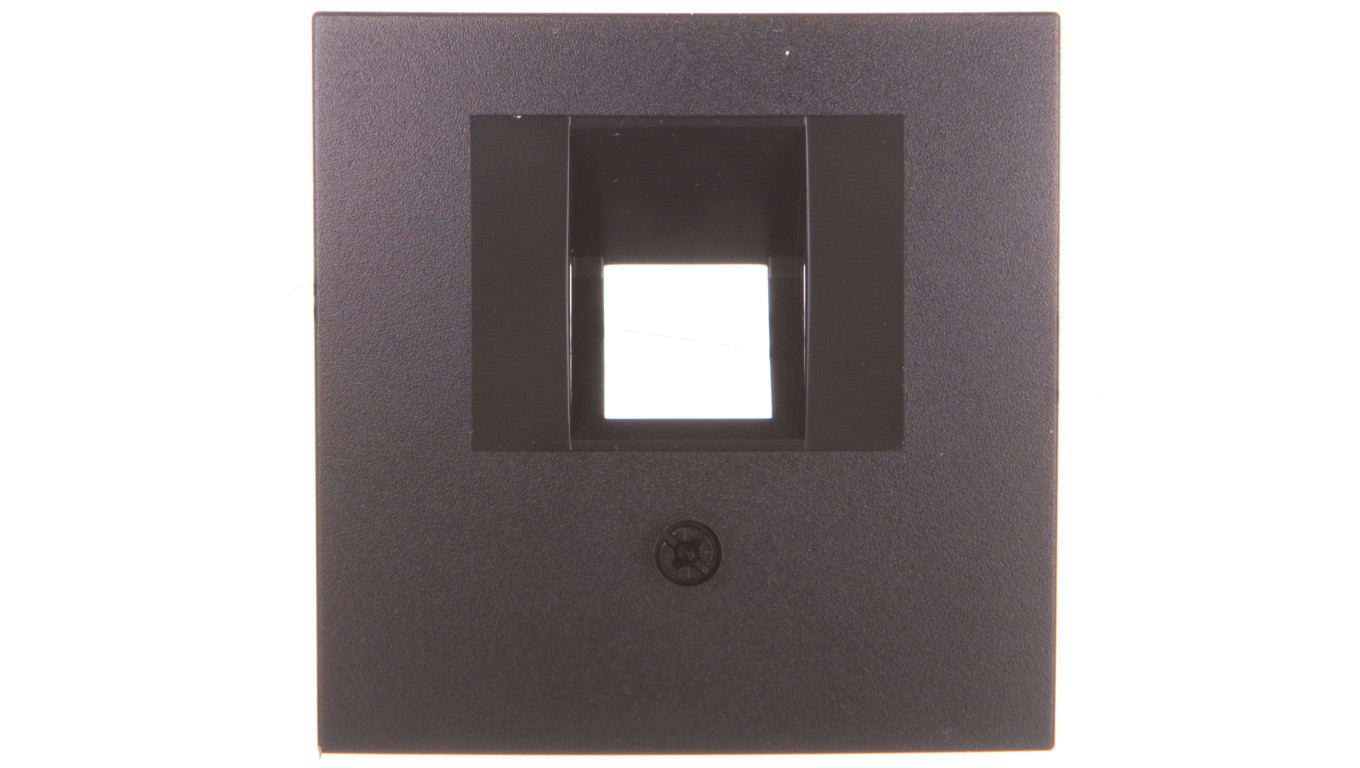 Berker/B.1/B.3/B.7 Glas Płytka czołowa pojedyncza do gniazda przyłączeniowego UAE antracyt 14071606