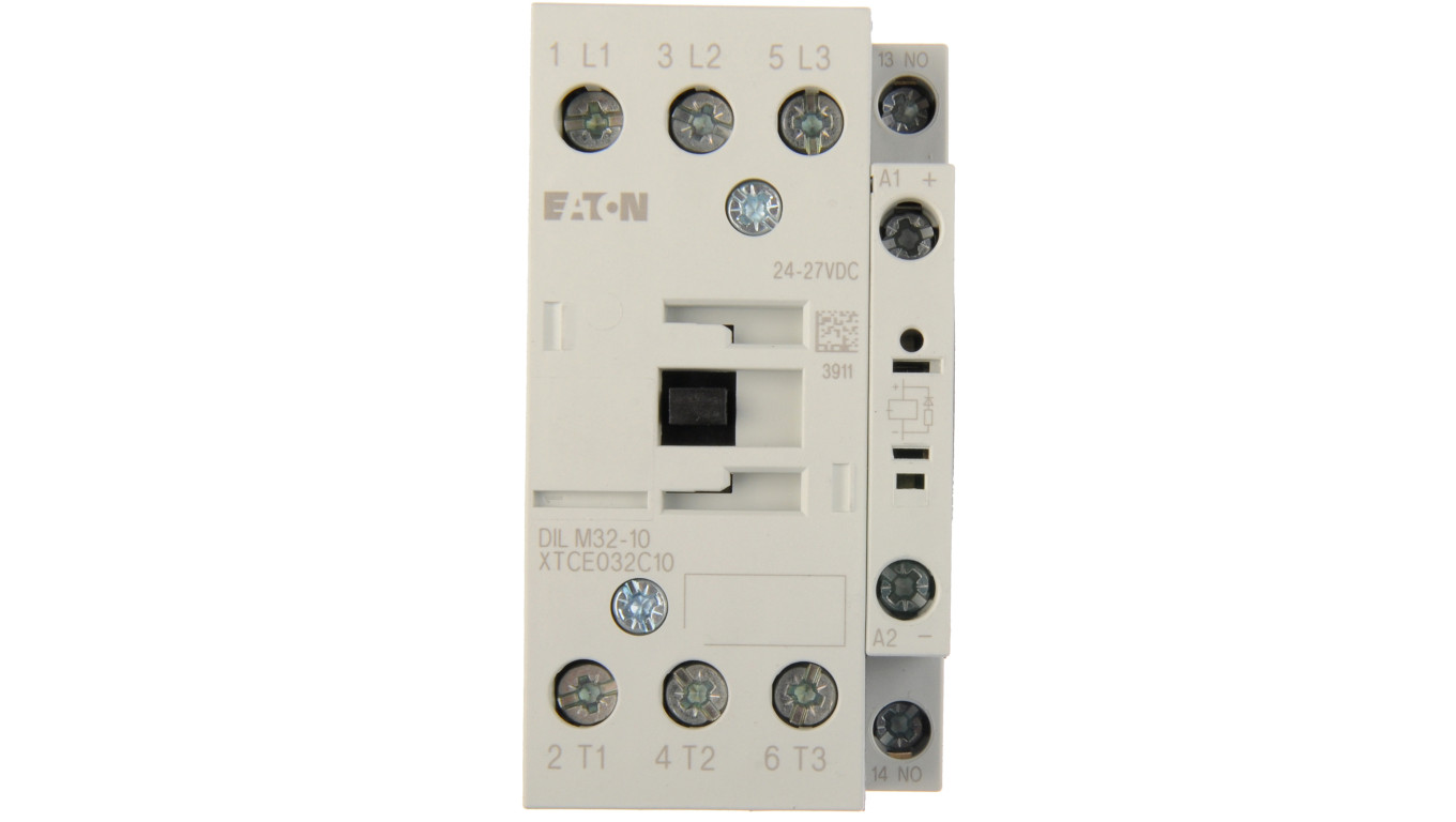 Stycznik mocy 32A 3P 24-27V DC 1Z 0R DILM32-10 (RDC24) 277274