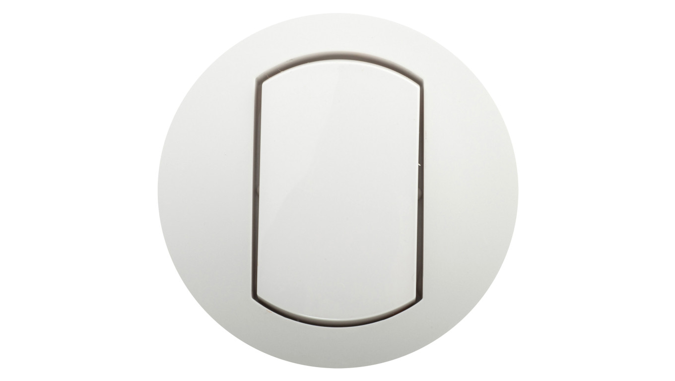 CELIANE Klawisz pojedynczy do łącznika biały IP44 067801