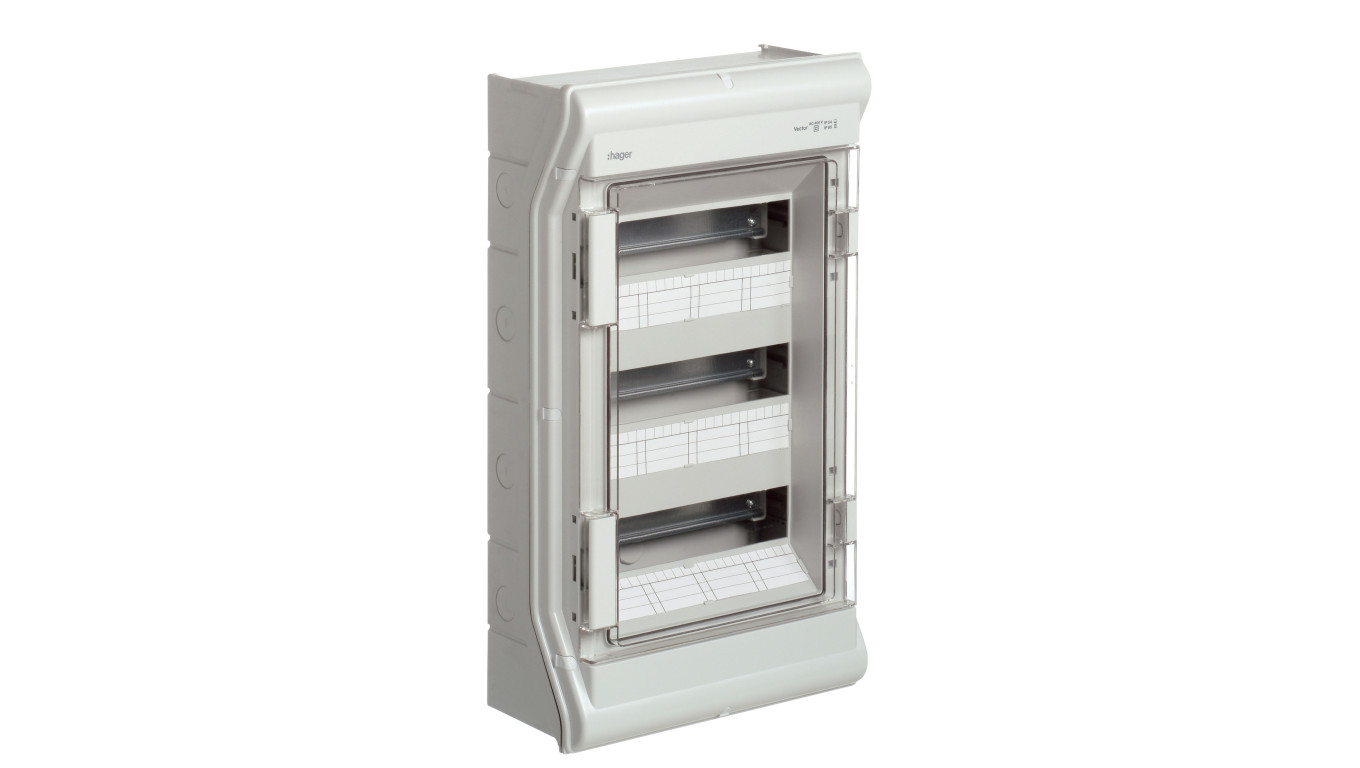 Rozdzielnica modułowa 3x12 natynkowa IP65 Vector VE312L