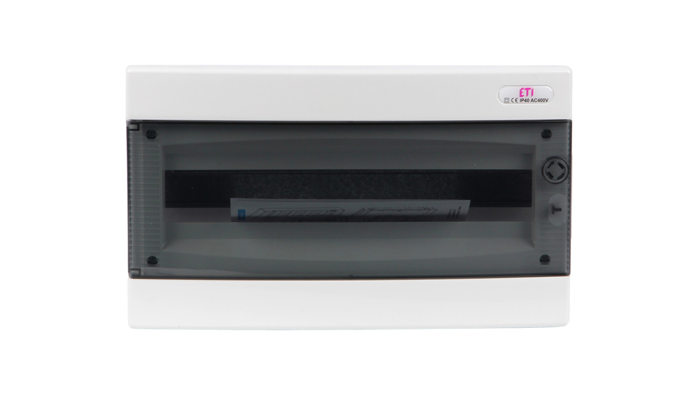 Rozdzielnica modułowa 1x18 podtynkowa /transparentna/ IP40 ECM18PT-S DIDO 001101074