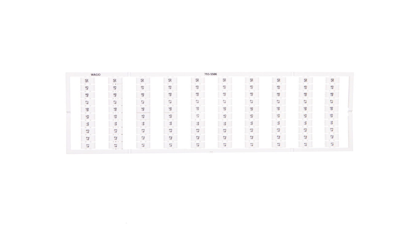 Oznaczniki WMB 10x 41-50 793-5506 /5szt./