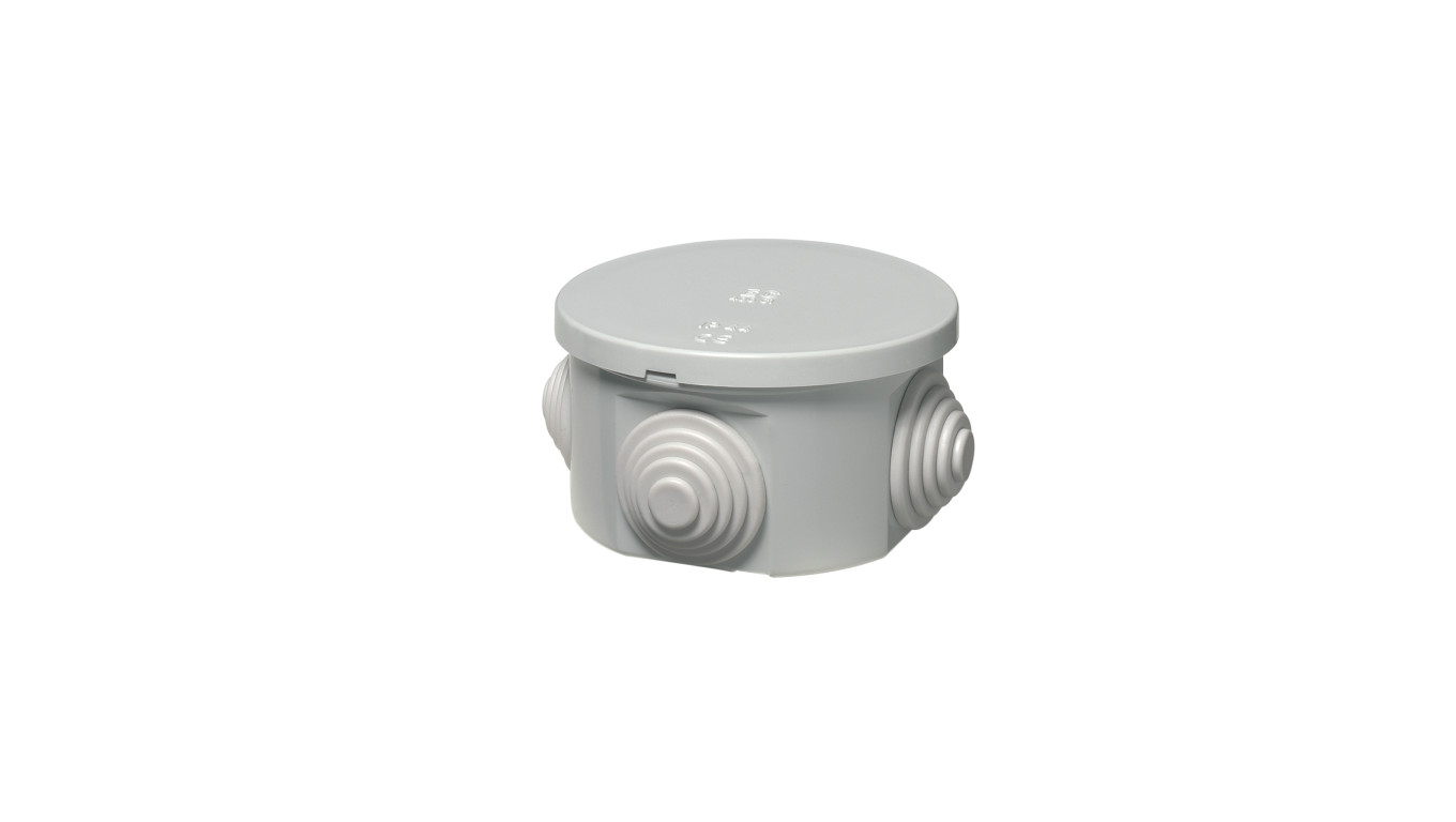 Puszka natynkowa z pokrywą i śrubami seria 400 IP44 65x35 EC400C1 /opak. 120/