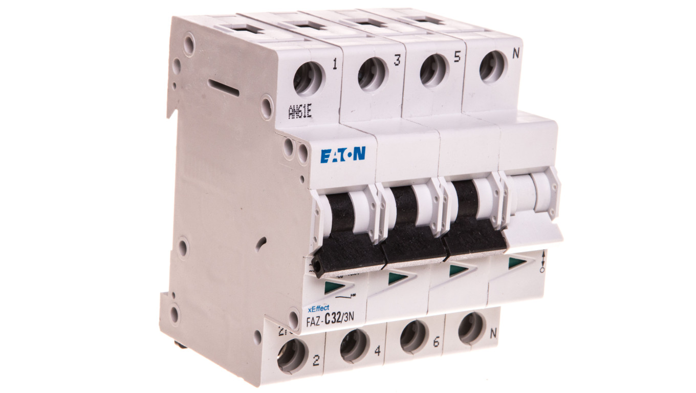 Wyłącznik nadprądowy 3P+N C 32A 15kA AC FAZ C32/3N 278978